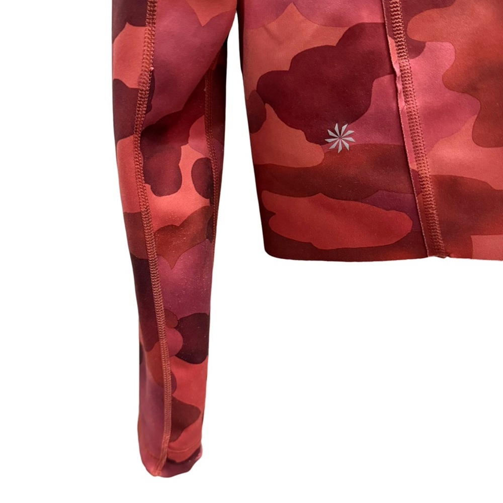 ATHLETA Red Camo Pinnacle Hoodie Size Medium - Picture 8 of 11